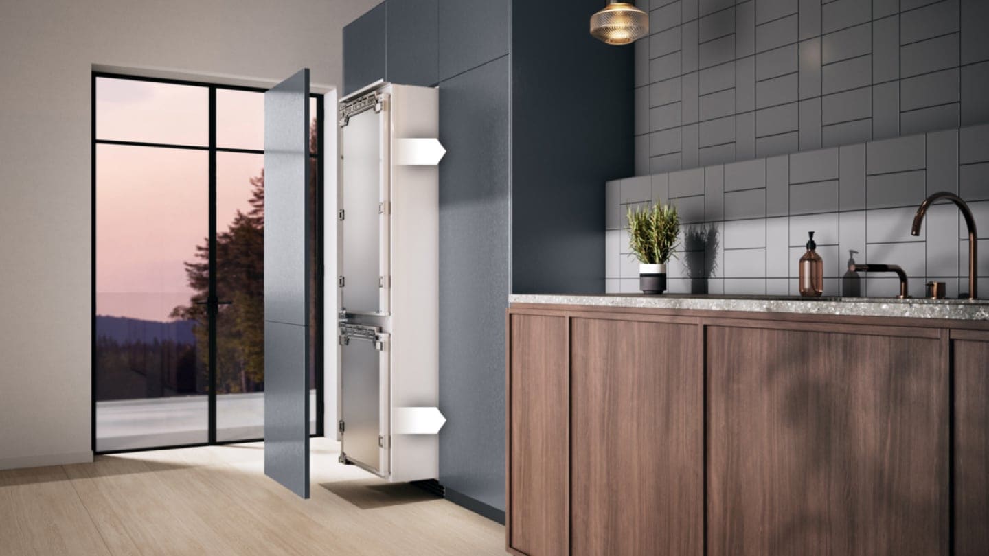 Modernt kök med Electrolux kyl-frys