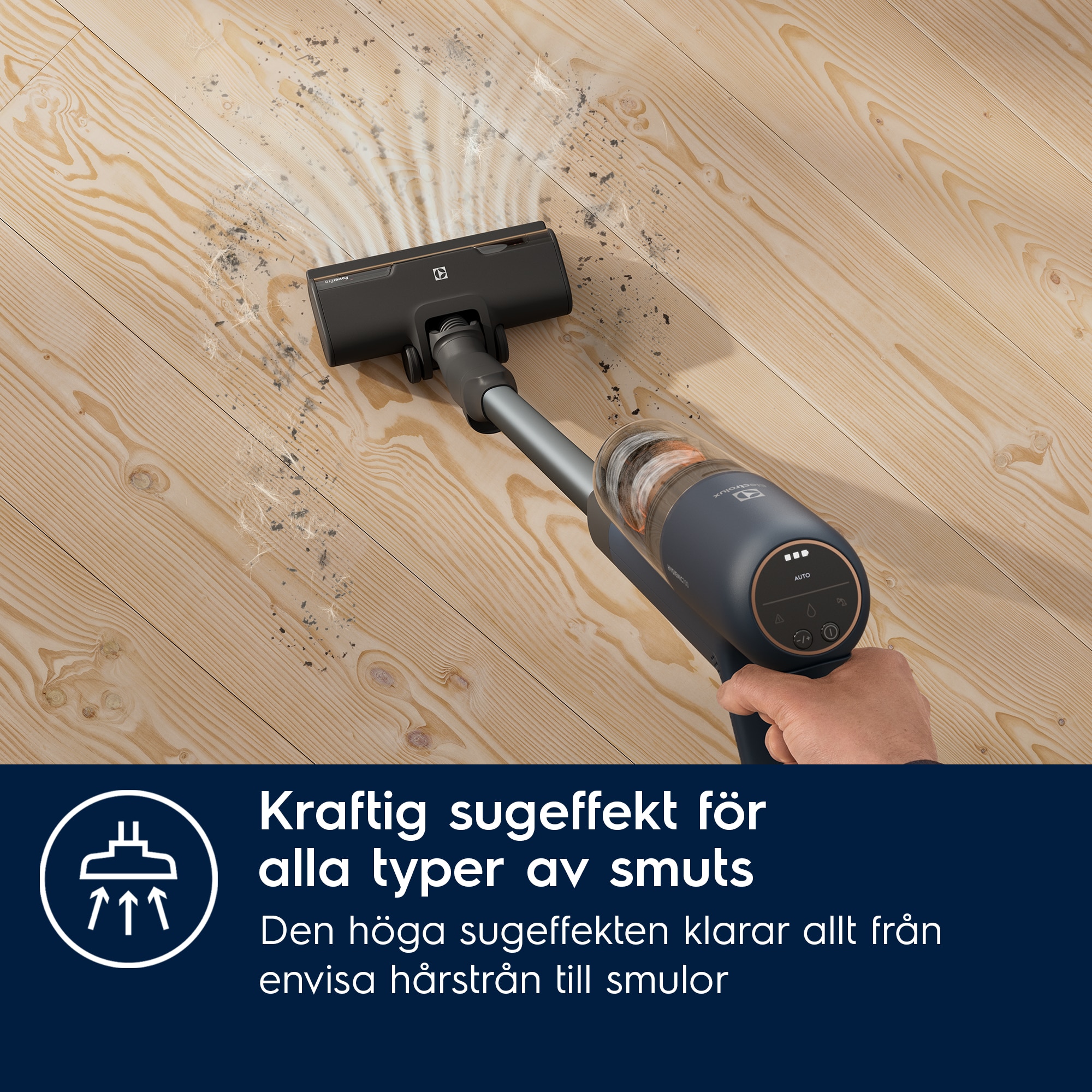 Electrolux - Skaftdammsugare - EP71B14WET