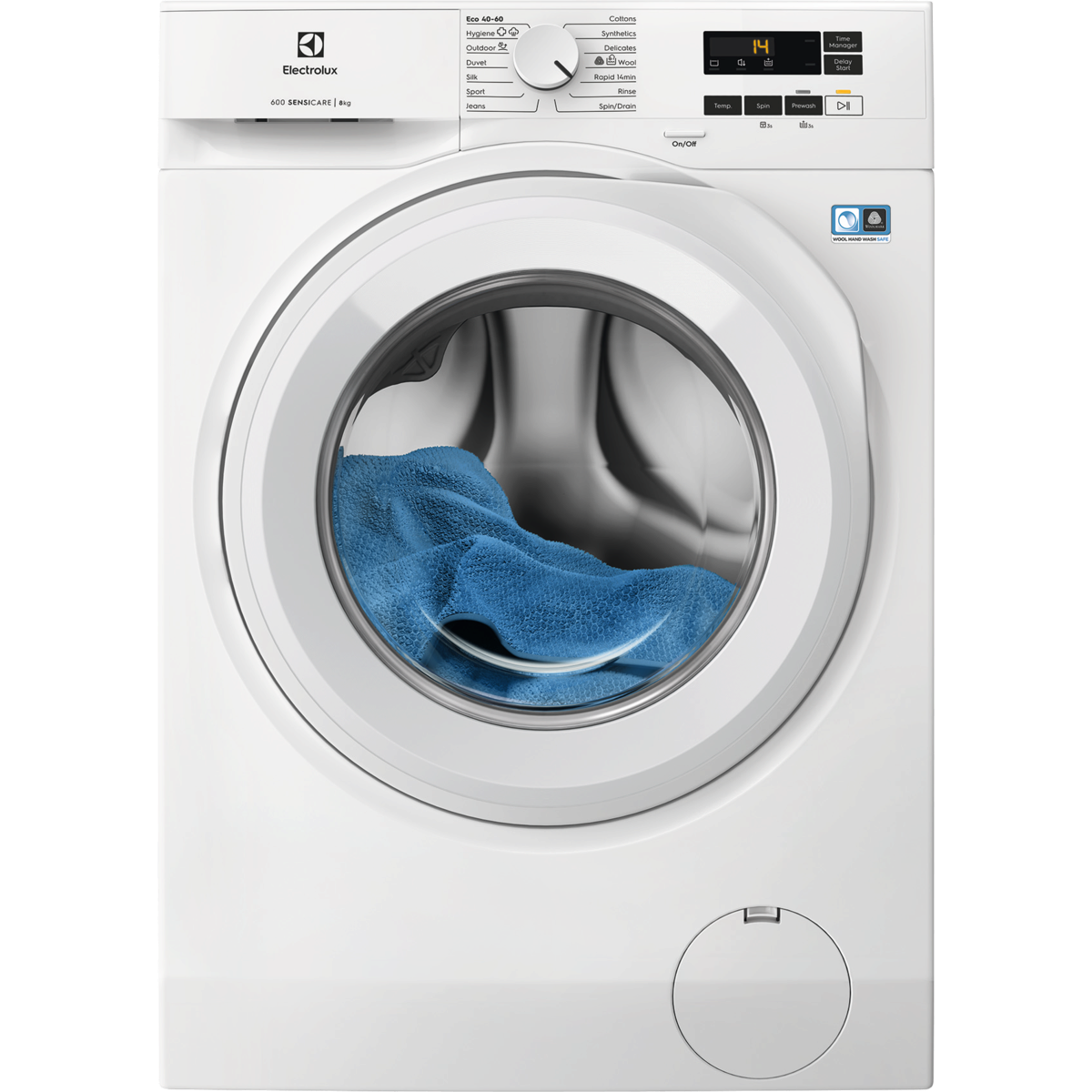 Electrolux - Tvättmaskin 8kg - EFI611O84O