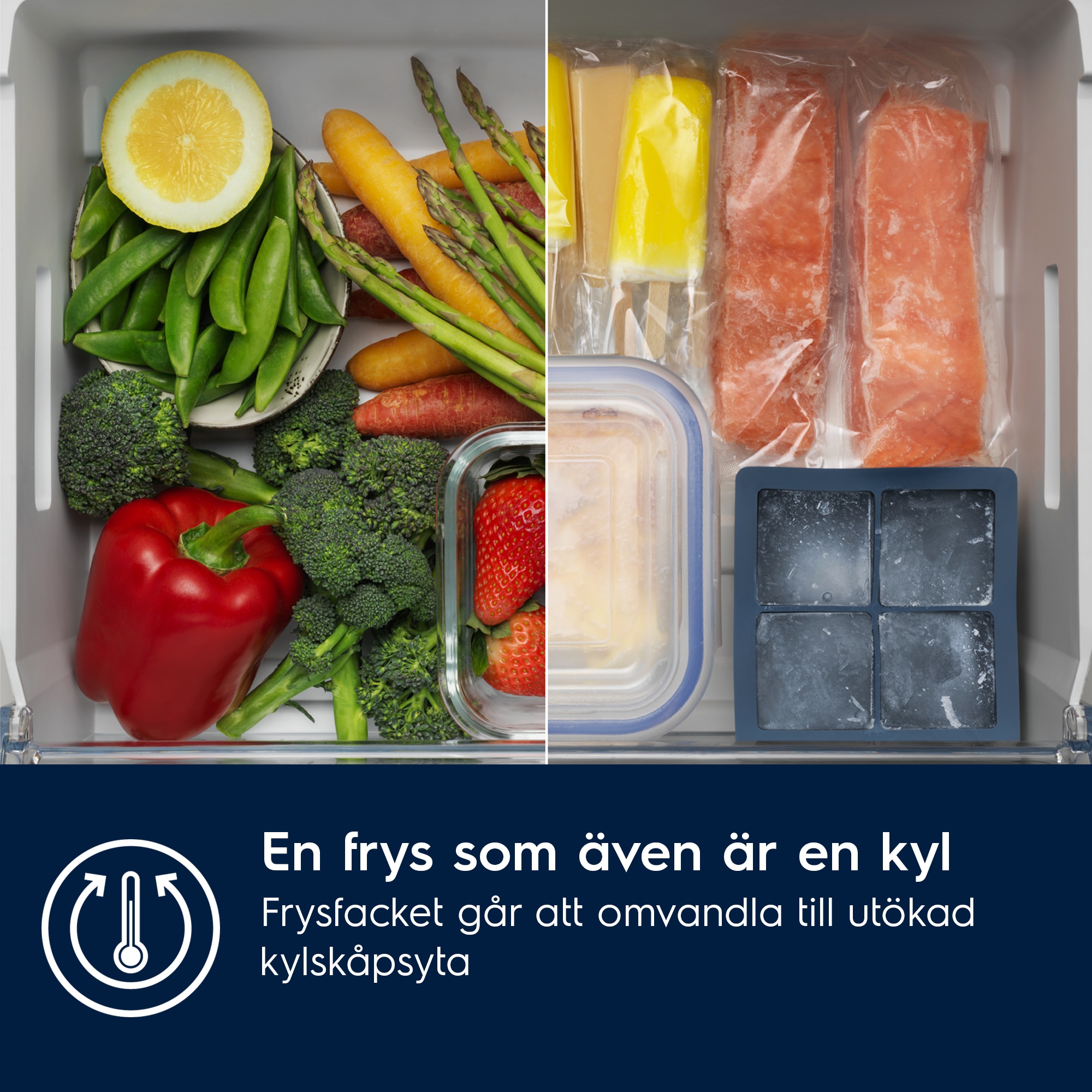 Electrolux - Integrerad kyl-frys - ENV9MD18S