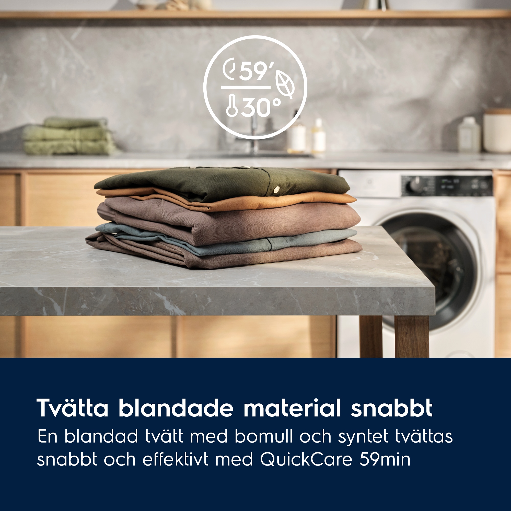 Electrolux - Frontmatad tvättmaskin - EFI731W14W