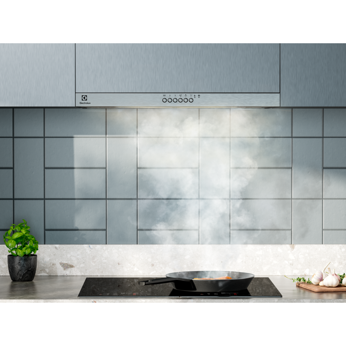 Electrolux - Vägghängd köksfläkt - LFT429X