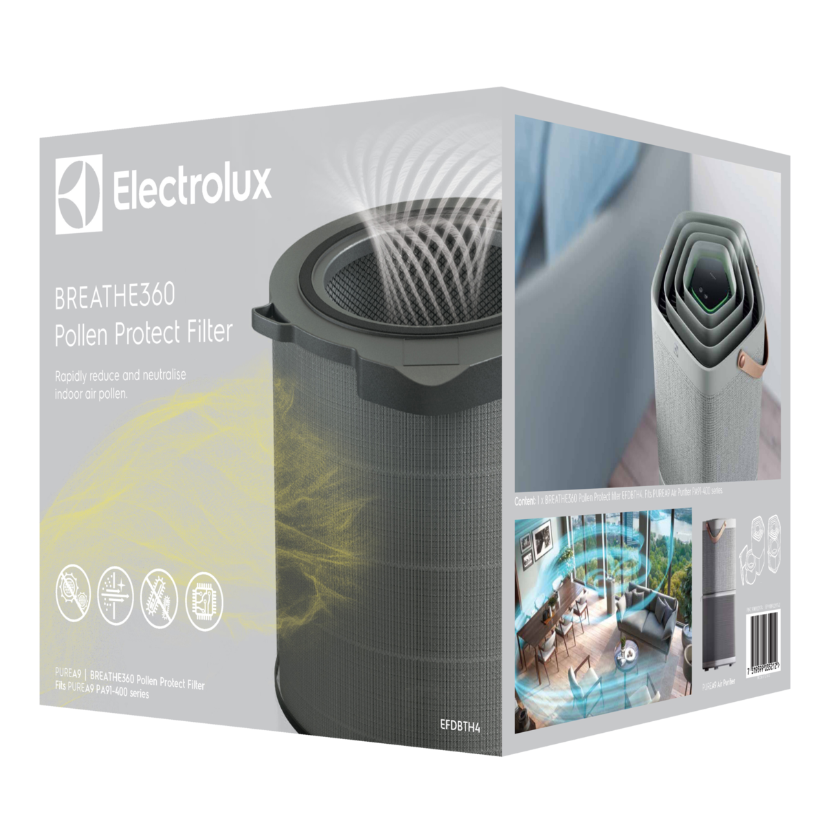 Electrolux - Filter till luftrenare - EFDBTH4