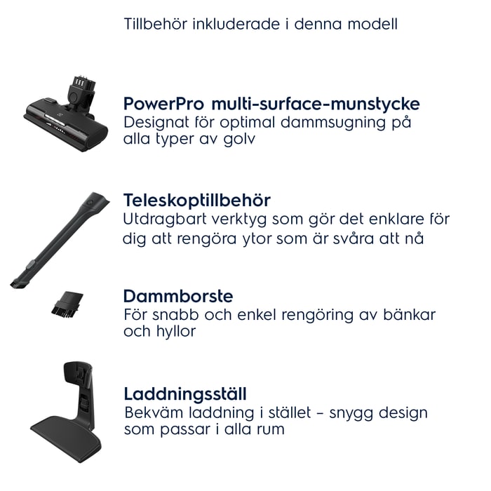 Electrolux - Skaftdammsugare - ES52CB21DB