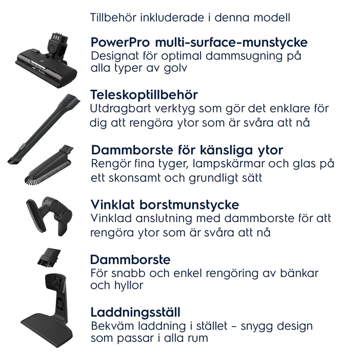 Electrolux - Skaftdammsugare - ES52CB21DB